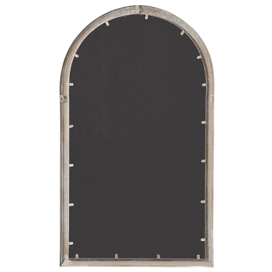 Metalowe lustro ścienne okno 77 x 130 cm beżowe TREVOL
