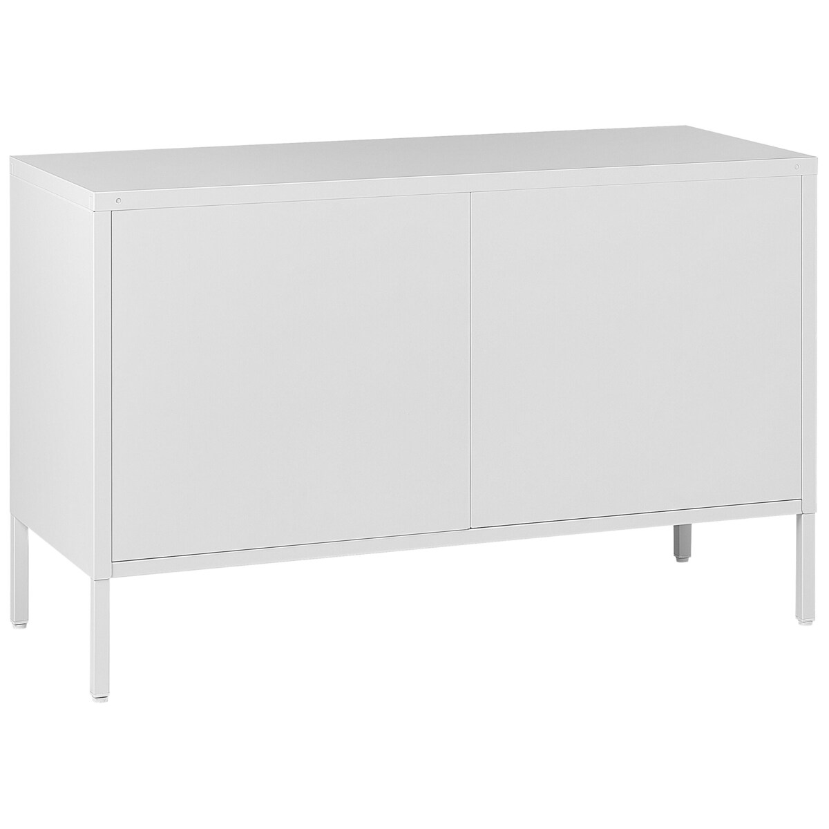 Szafka dwudrzwiowa metalowa biała URIA