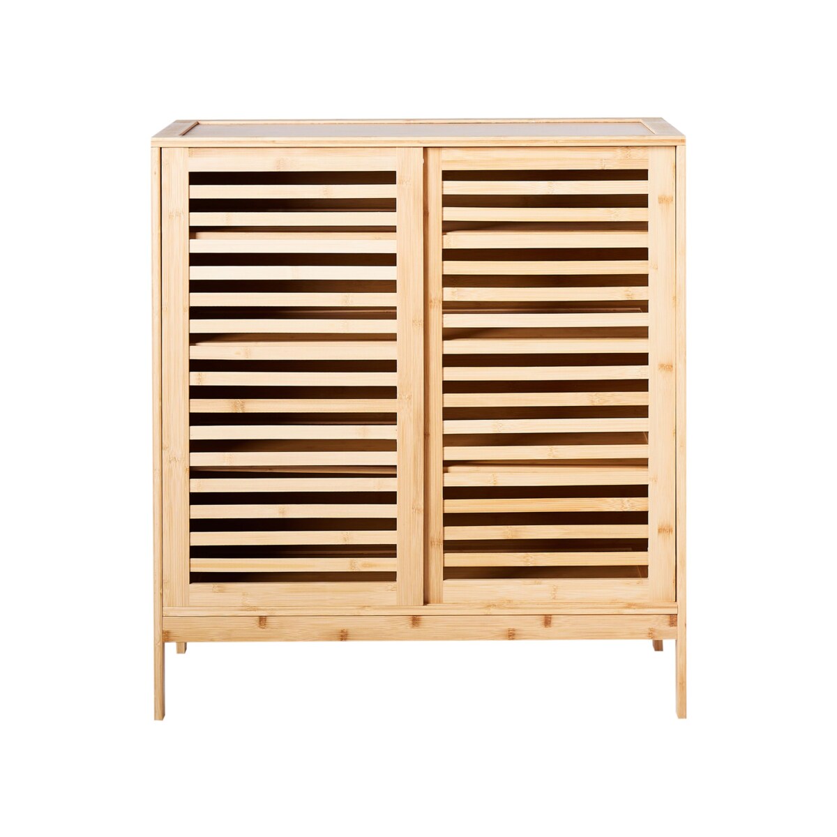 Szafka na buty MIDWOOD Drewno bambusowe Jasnobrązowy