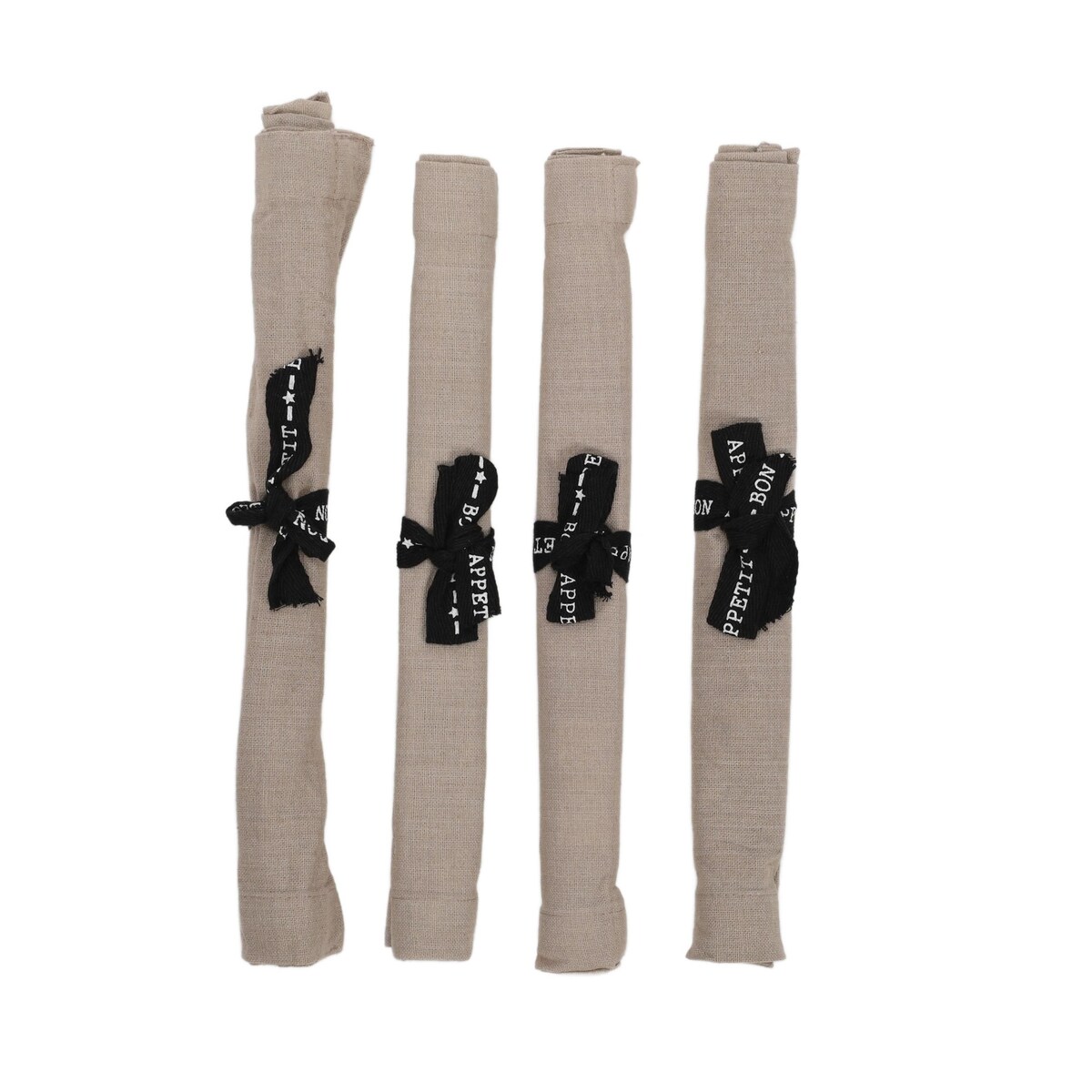 Podkładki na stół pod talerze, bawełniane, 4 sztuki, 48 x 33 cm