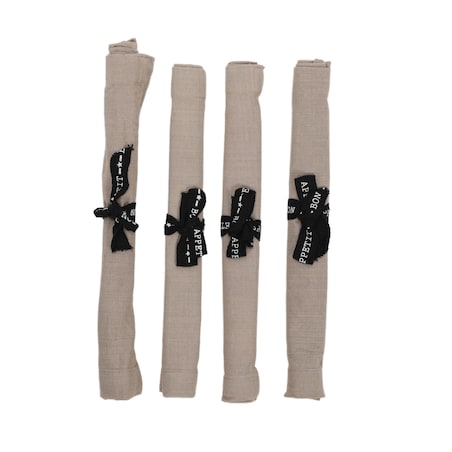 Podkładki na stół pod talerze, bawełniane, 4 sztuki, 48 x 33 cm