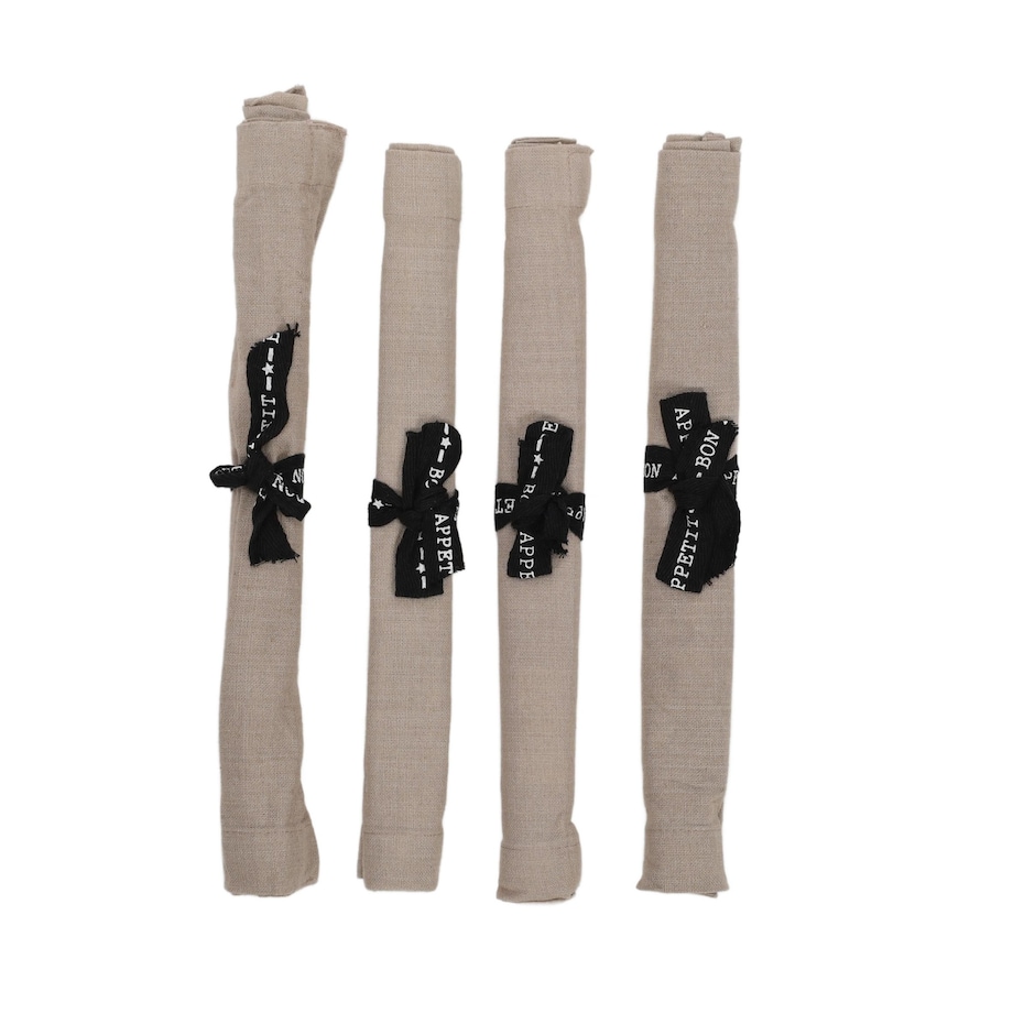 Podkładki na stół pod talerze, bawełniane, 4 sztuki, 48 x 33 cm