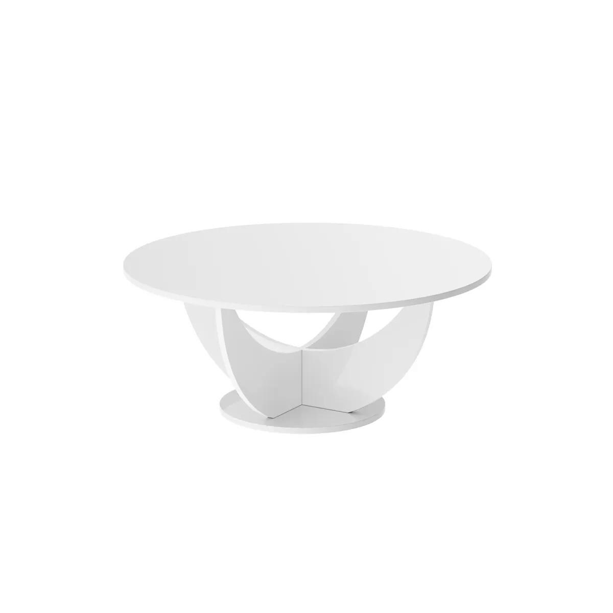 Ława CAPRI 100x100 biały połysk