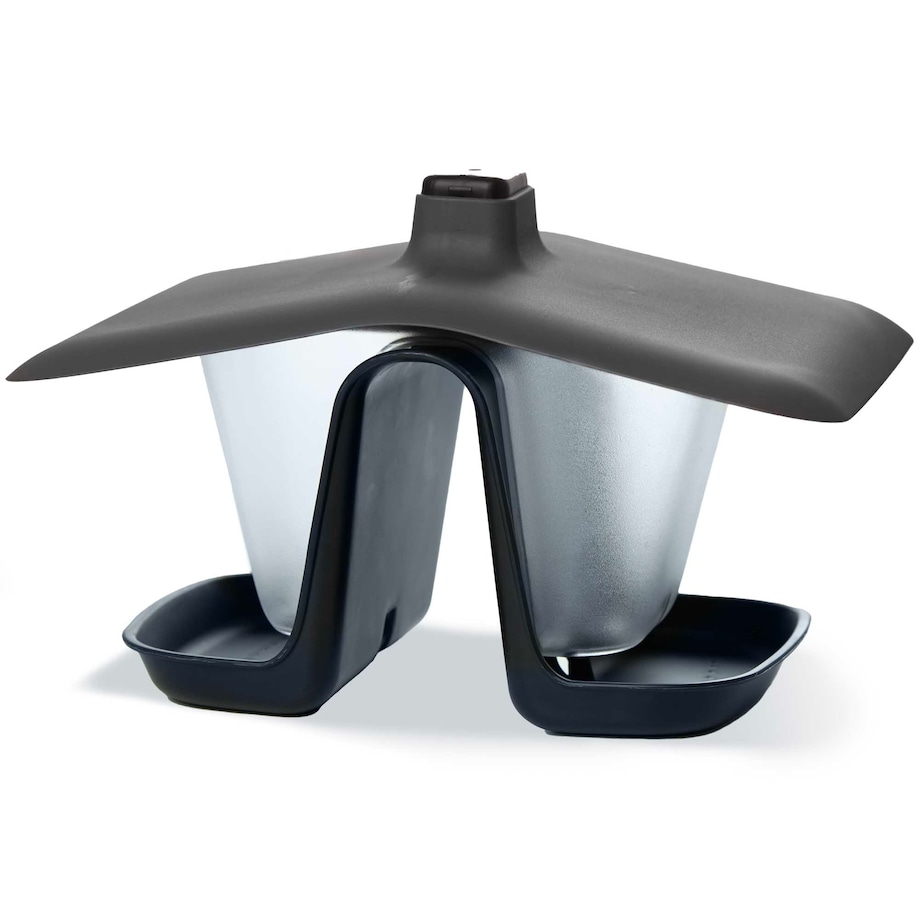 Karmnik Dla Ptaków 27X18 Cm Stojący Wiszący Plastikowy Podwójny Budka