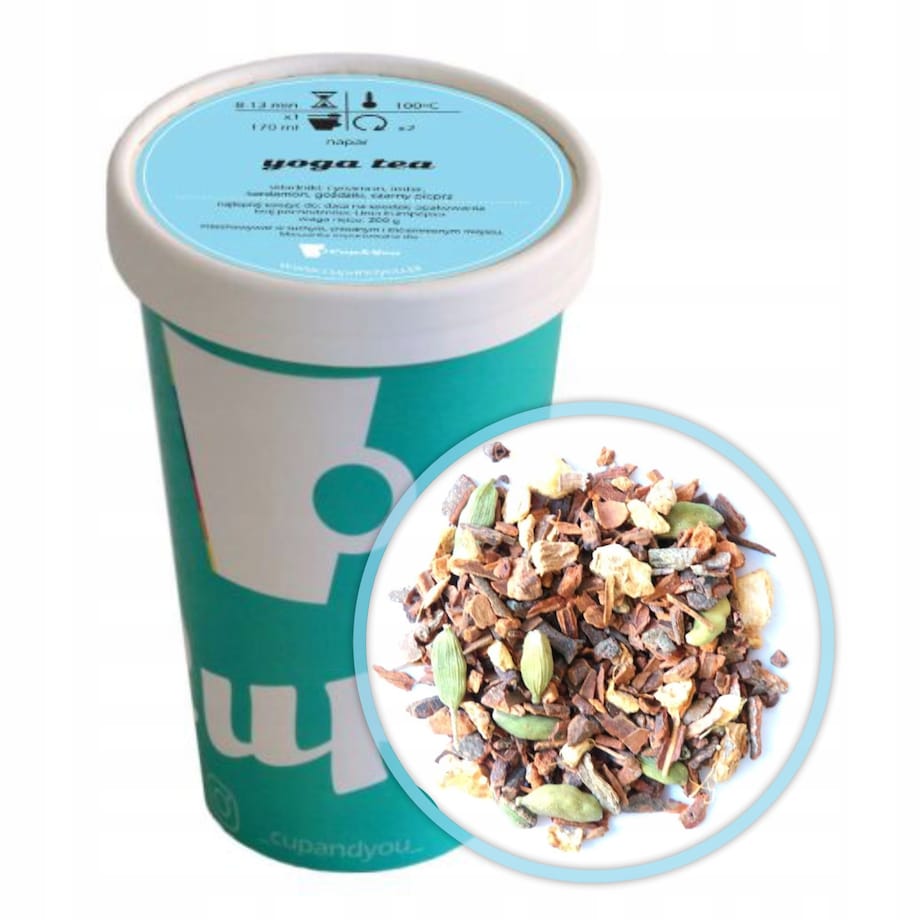 Najlepsza herbata ziołowa rozgrzewająca YOGA TEA EKO kardamon goździki 200g