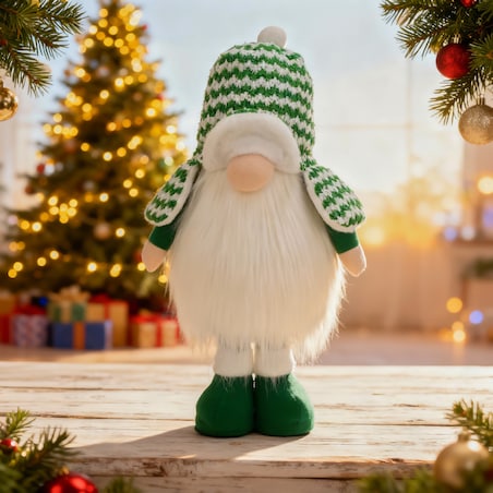 Skrzat świąteczny na teleskopowych nogach ozdoba na święta