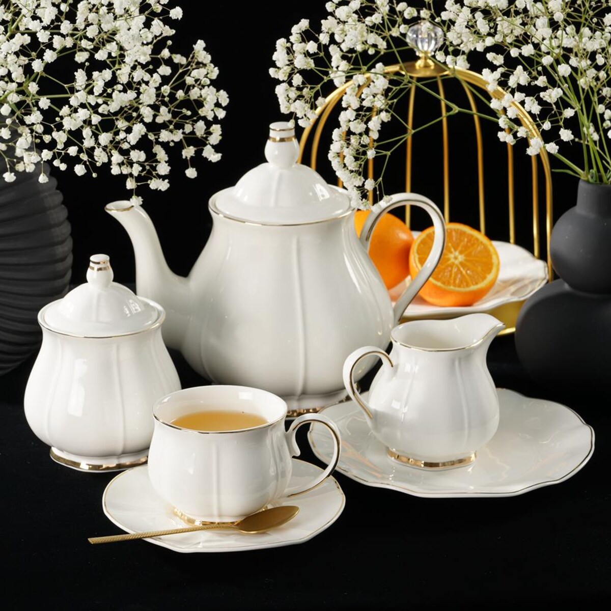 VILLA ITALIA Talerzyk deserowy porcelanowy 18,5 cm SANDRINE