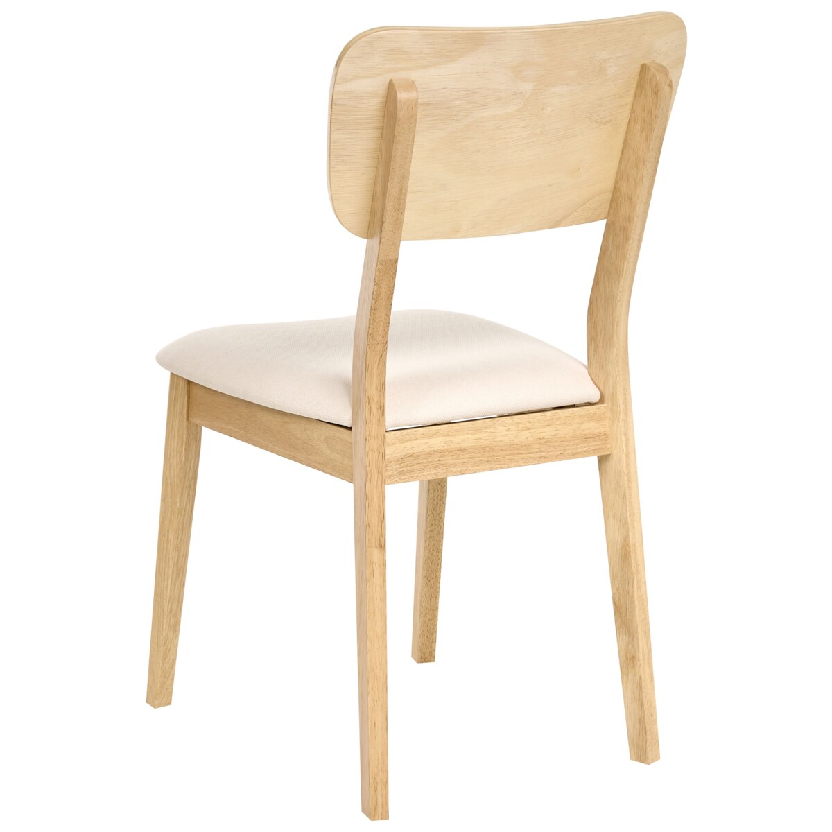 Zestaw 2 krzeseł do jadalni MINIER Drewno Jasnobeżowy