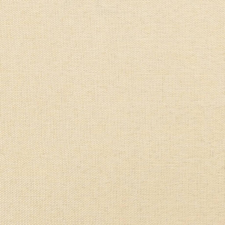 vidaXL Fotel wypoczynkowy, kremowy, obity tkaniną