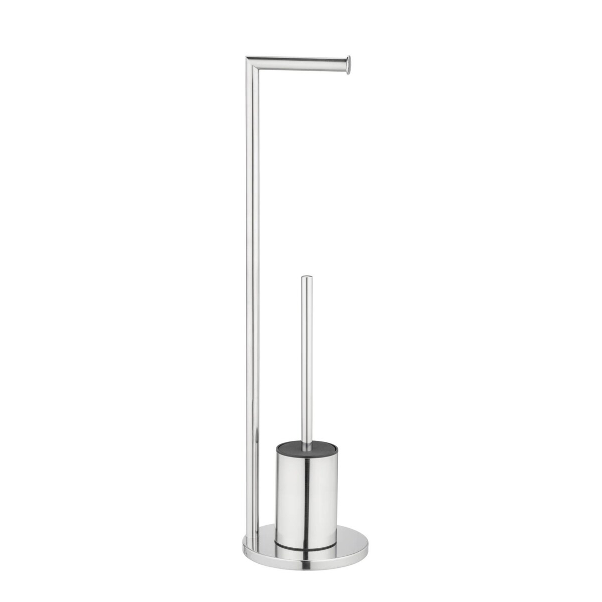 Stojak na szczotkę WC z uchwytem na papier 2w1 FERLA
