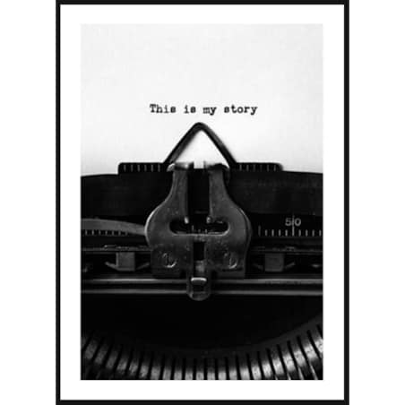 Poster Story, Plakat, Obraz - This Is My Story, wymiary 50 x 70 cm