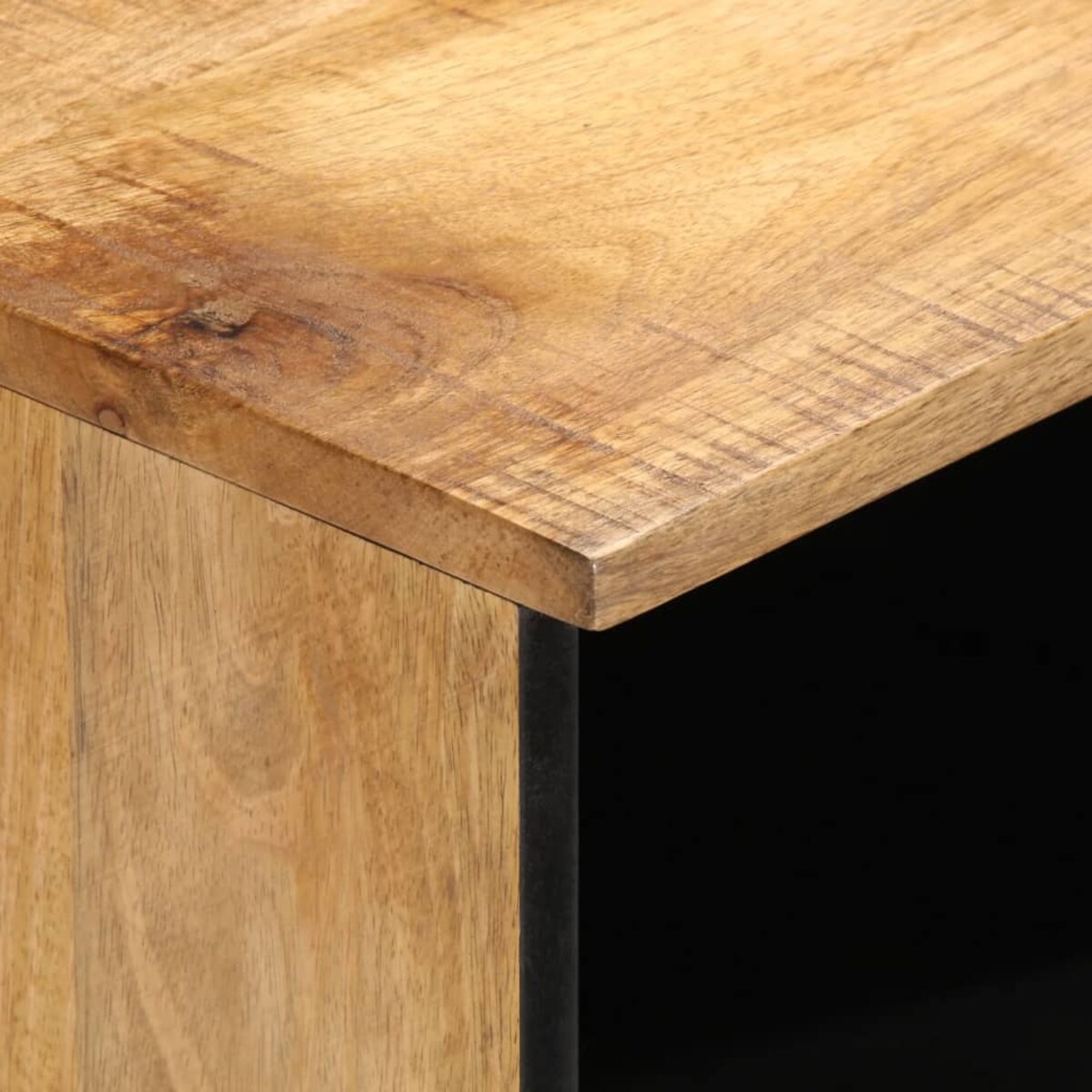 vidaXL Szafka pod telewizor, 80x34x46 cm, lite surowe drewno mango