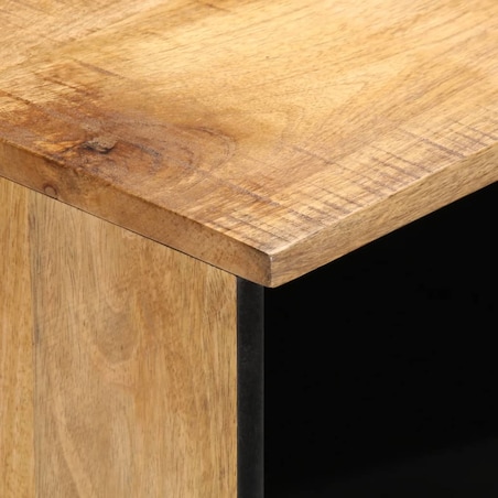 vidaXL Szafka pod telewizor, 80x34x46 cm, lite surowe drewno mango