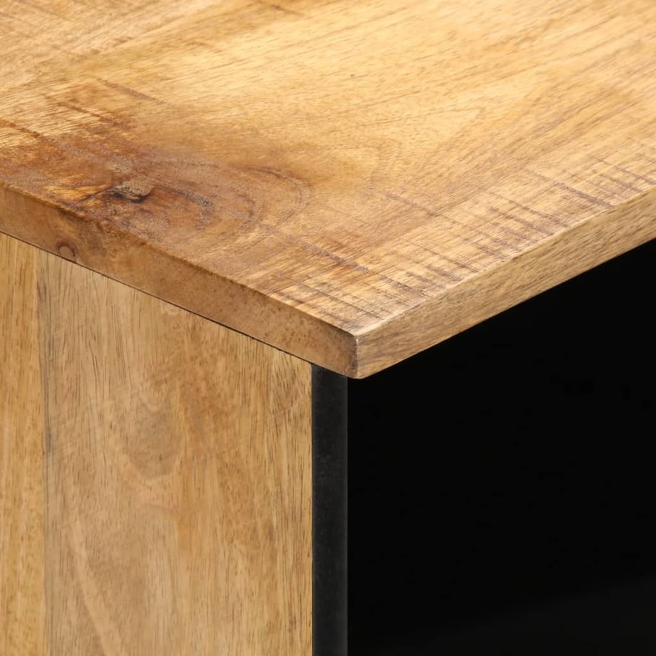 vidaXL Szafka pod telewizor, 80x34x46 cm, lite surowe drewno mango