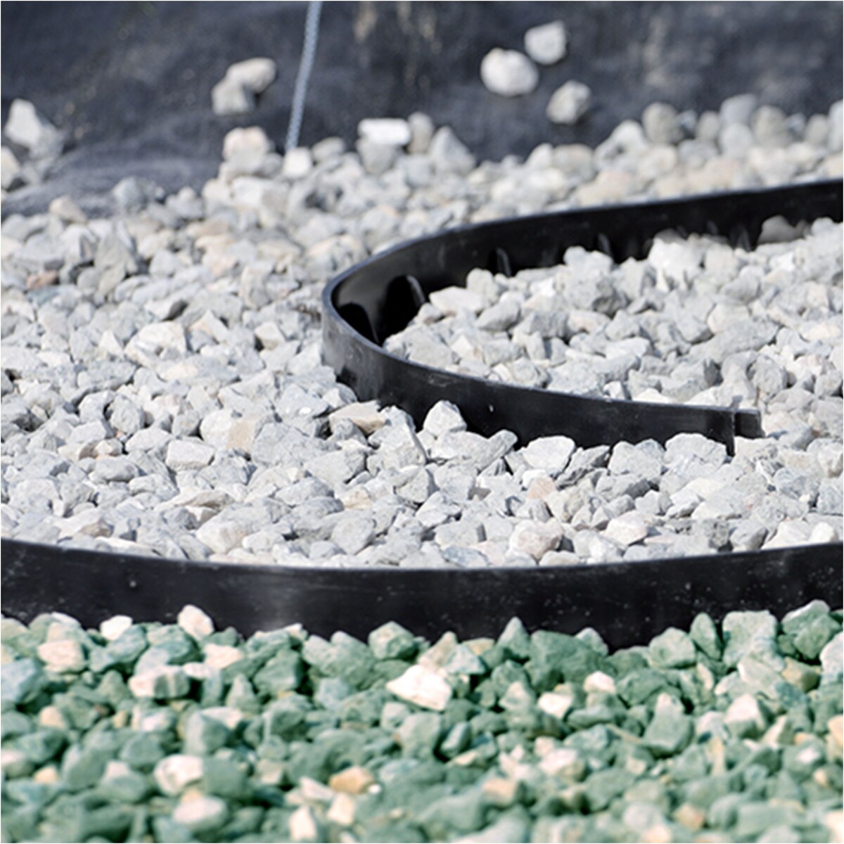 Obrzeże Ogrodowe Trawnikowe Ze Szpilkami Czarne