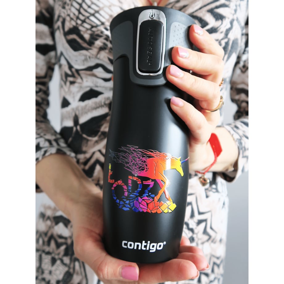 Kubek termiczny Contigo West Loop 2.0 470 ml - Łódź - czarny