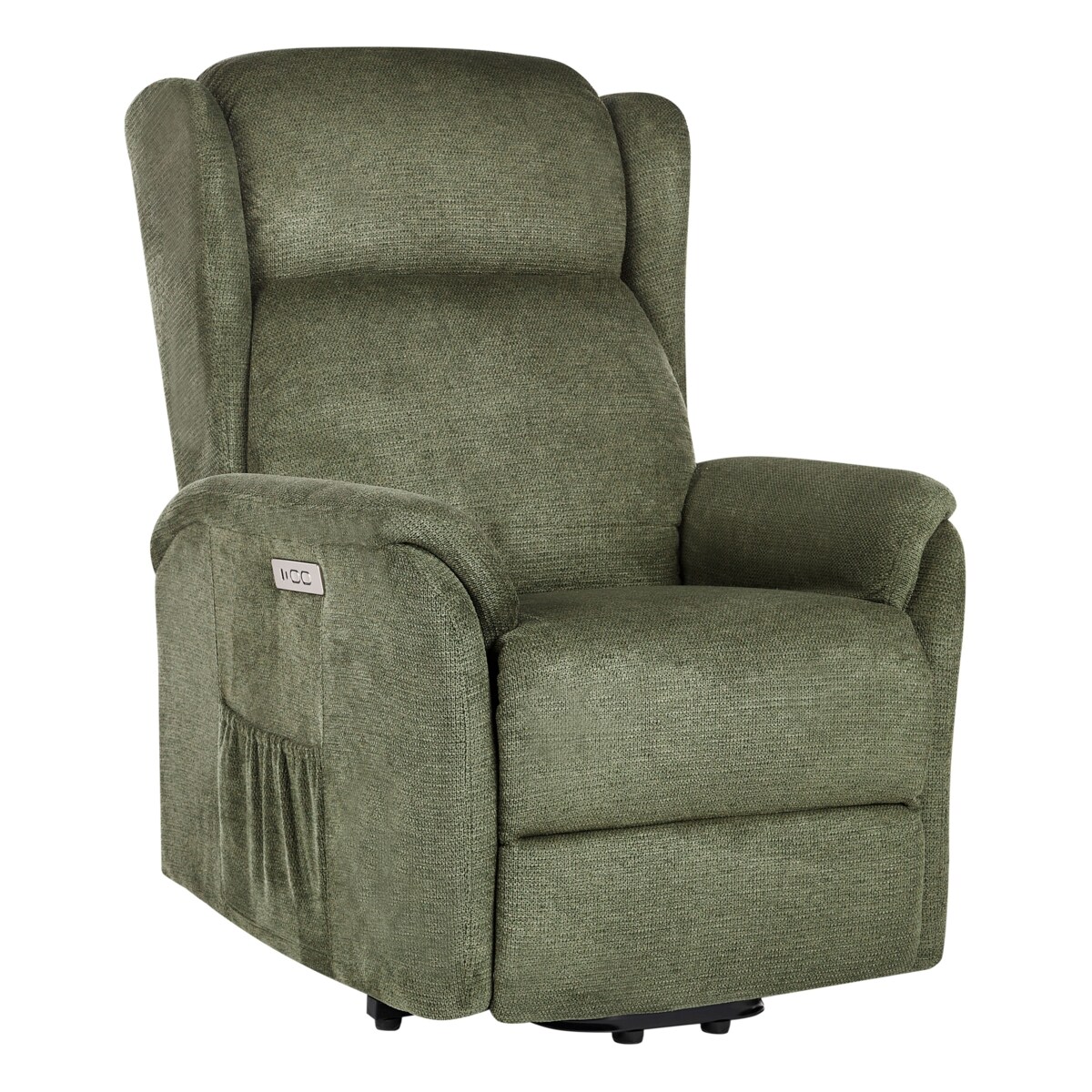 Elektryczny fotel rozkładany ELEGY Tkanina Zielony