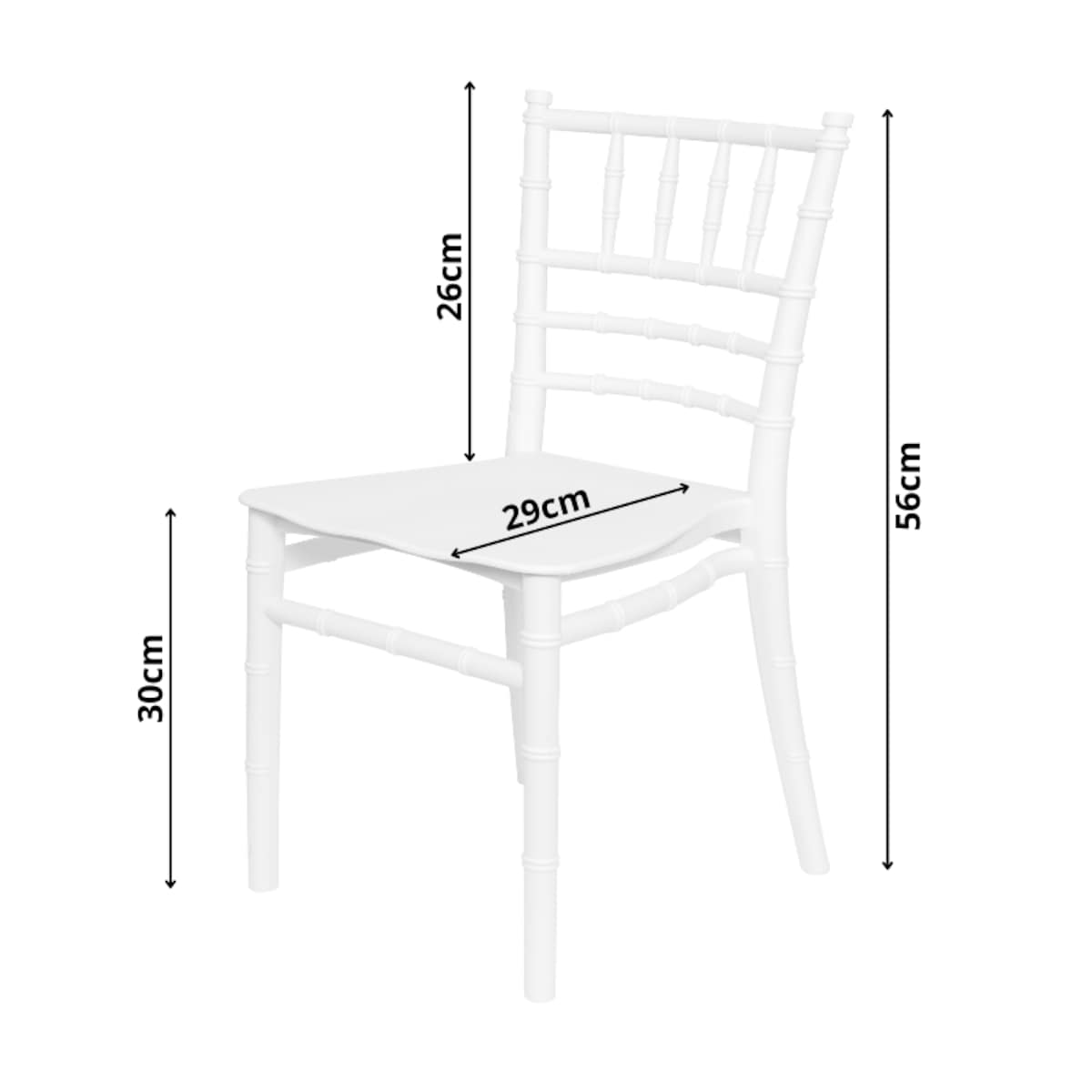 Krzesełko dla dzieci plastikowe z oparciem białe dziecięce