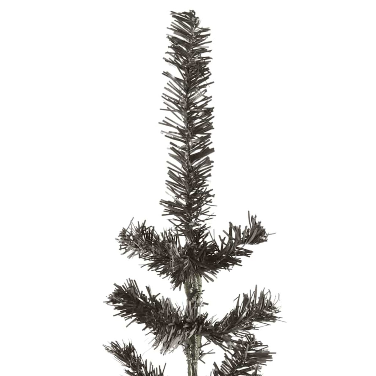 vidaXL Smukła choinka, czarna, 240 cm