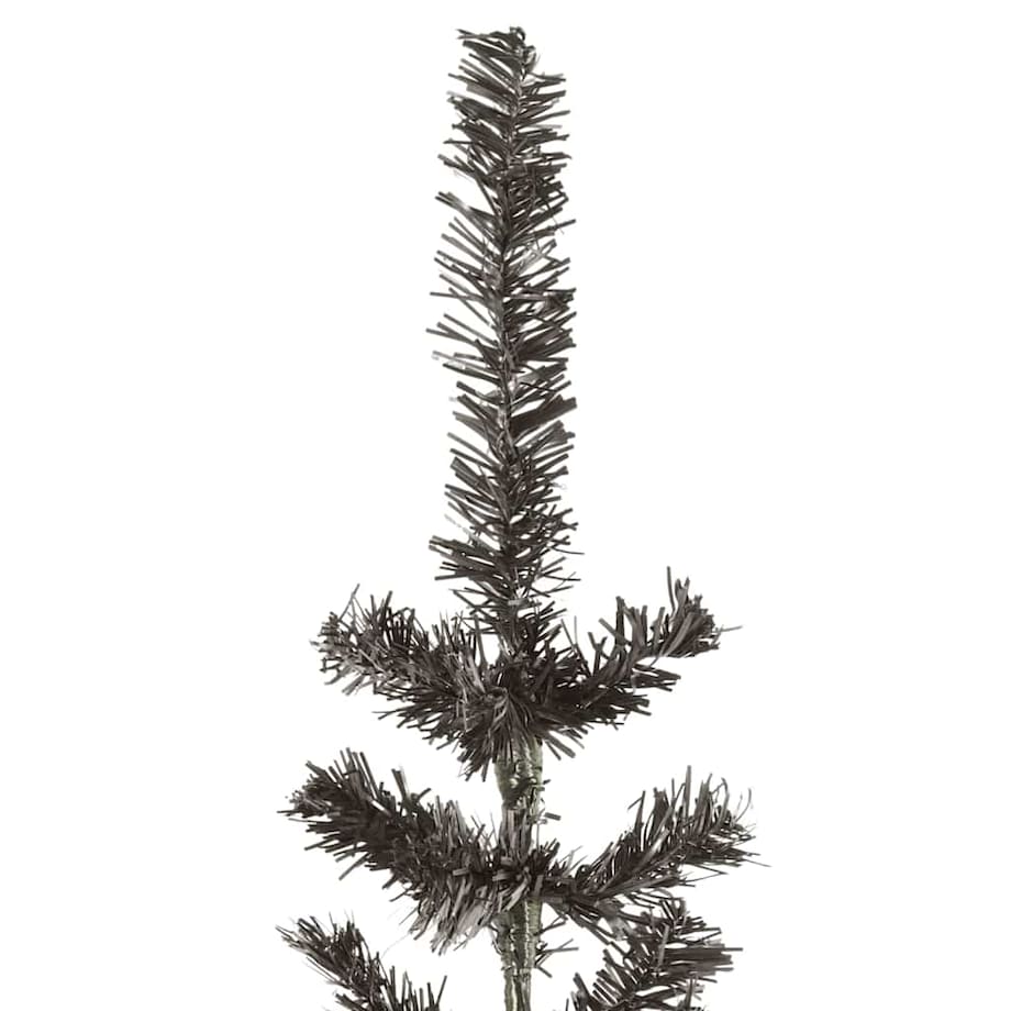 vidaXL Smukła choinka, czarna, 240 cm