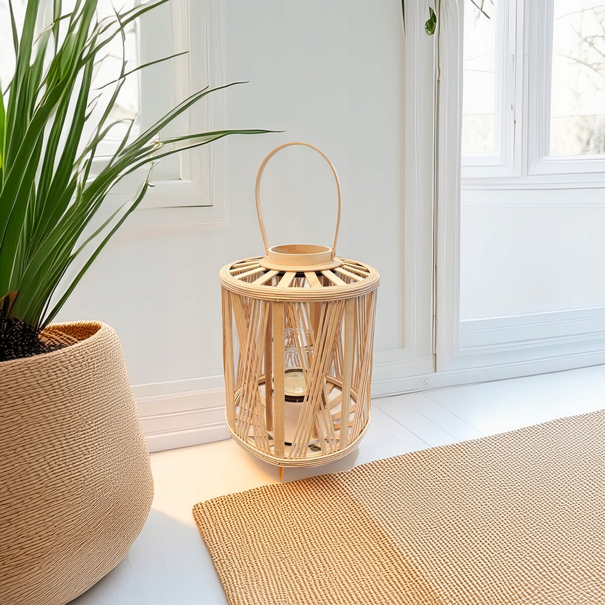 LAMPION LATARENKA WYSOKA NA BALKON TARAS do domu salonu wiszący drewniany