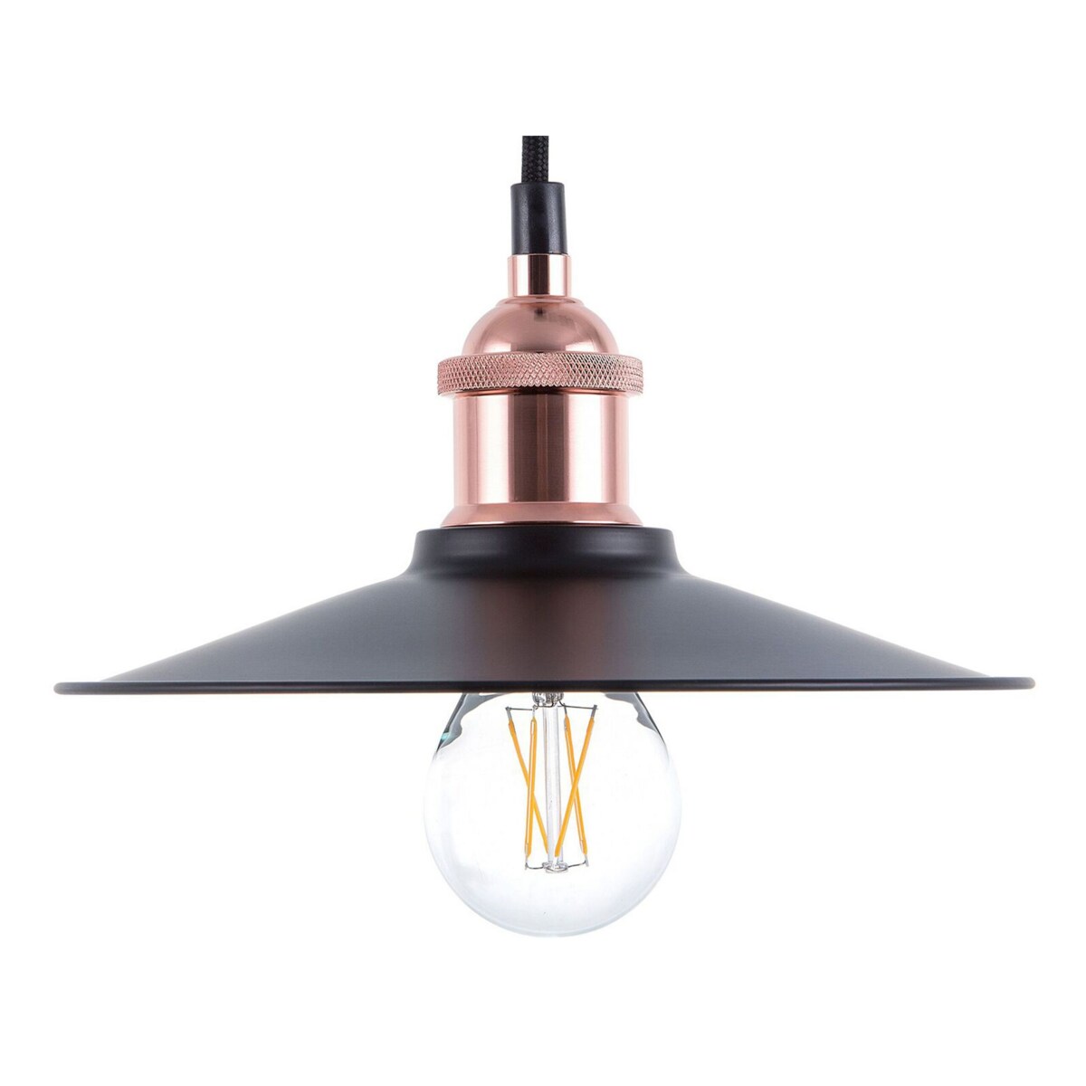 Lampa wisząca metalowa czarna SWIFT