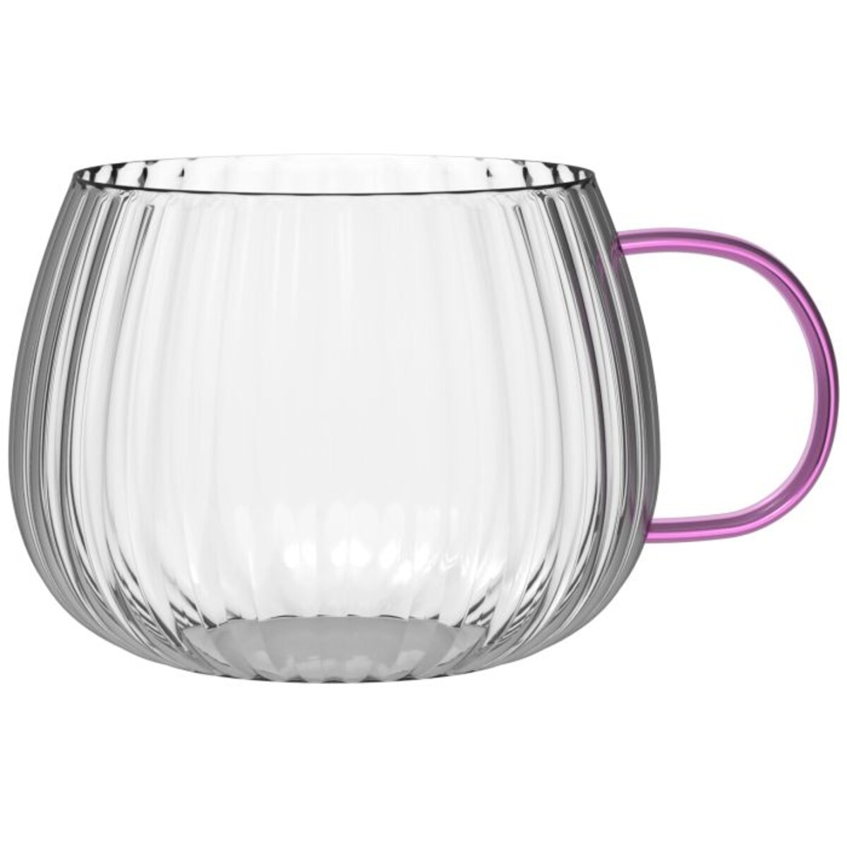Komplet 2 szklanek z różowym uchem 350 ml Tulip 1210