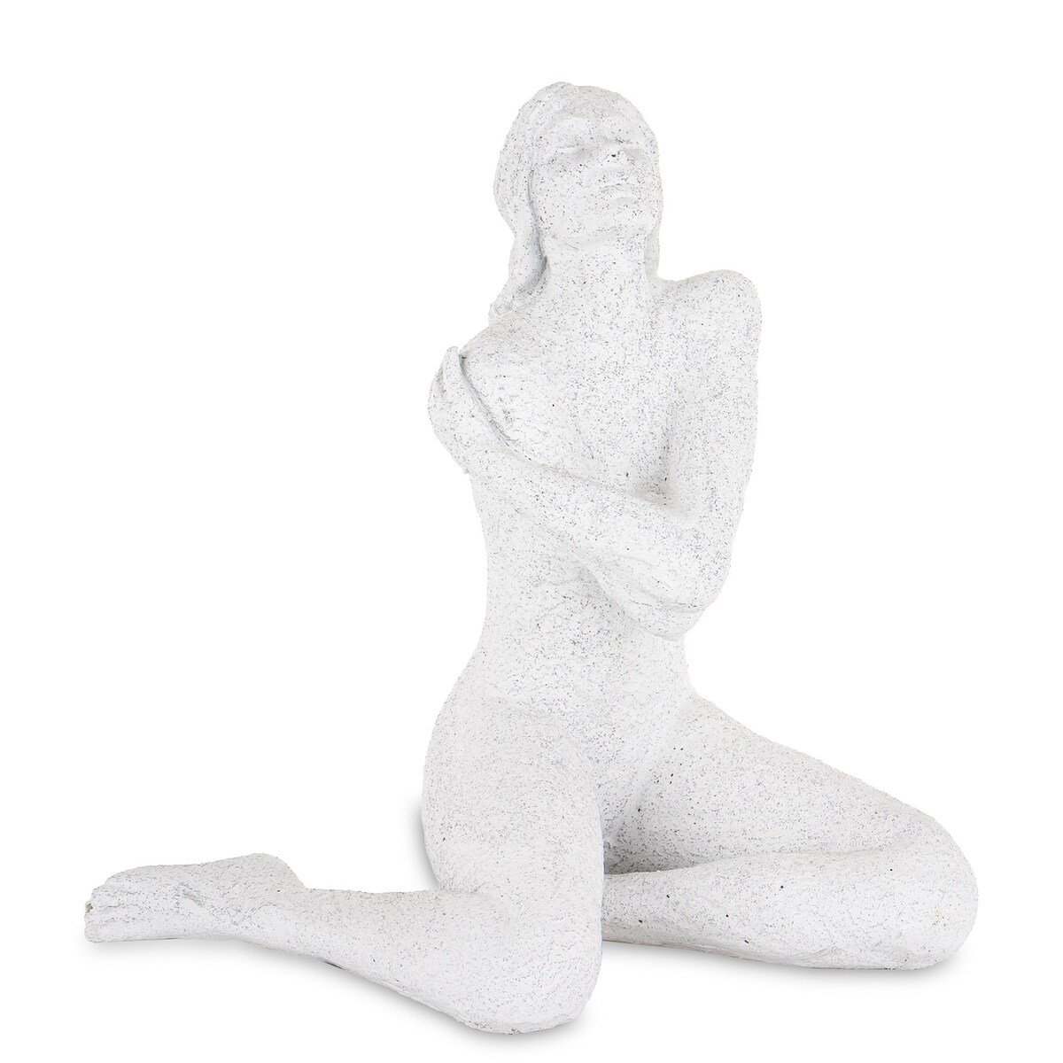Figura siedzącej kobiety 21,5x21x15 cm DONNA-3