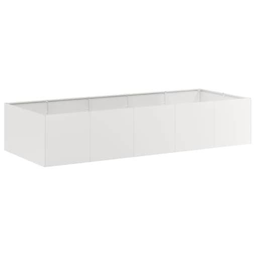 vidaXL Doniczka 200x80x40 cm Stal nierdzewna