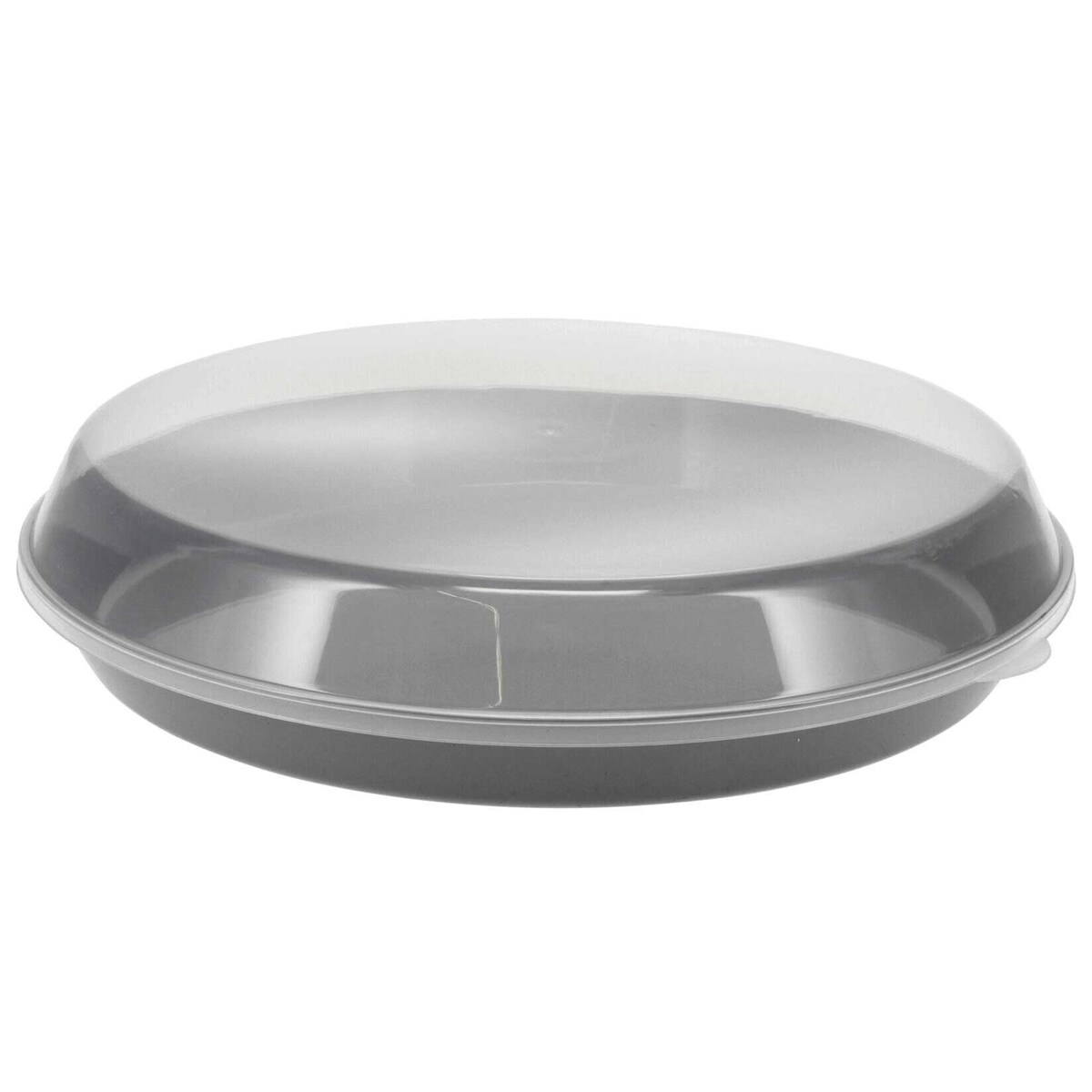 Taca z tworzywa sztucznego z pokrywką, Ø 35,5 x 8,5 cm