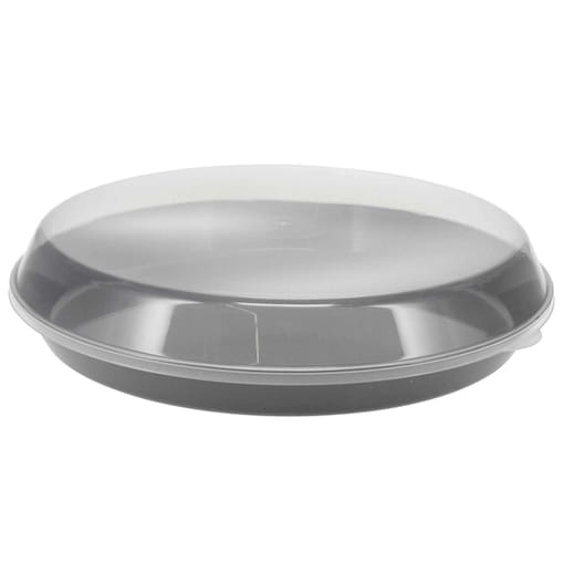 Taca z tworzywa sztucznego z pokrywką, Ø 35,5 x 8,5 cm