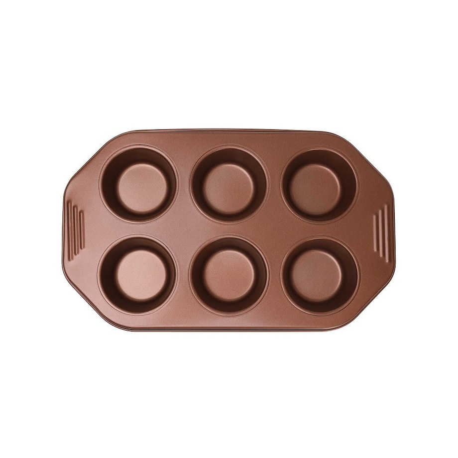 Forma do pieczenia muffin muffinek babeczek x6 Non-stick KLAUSBERG Cooper