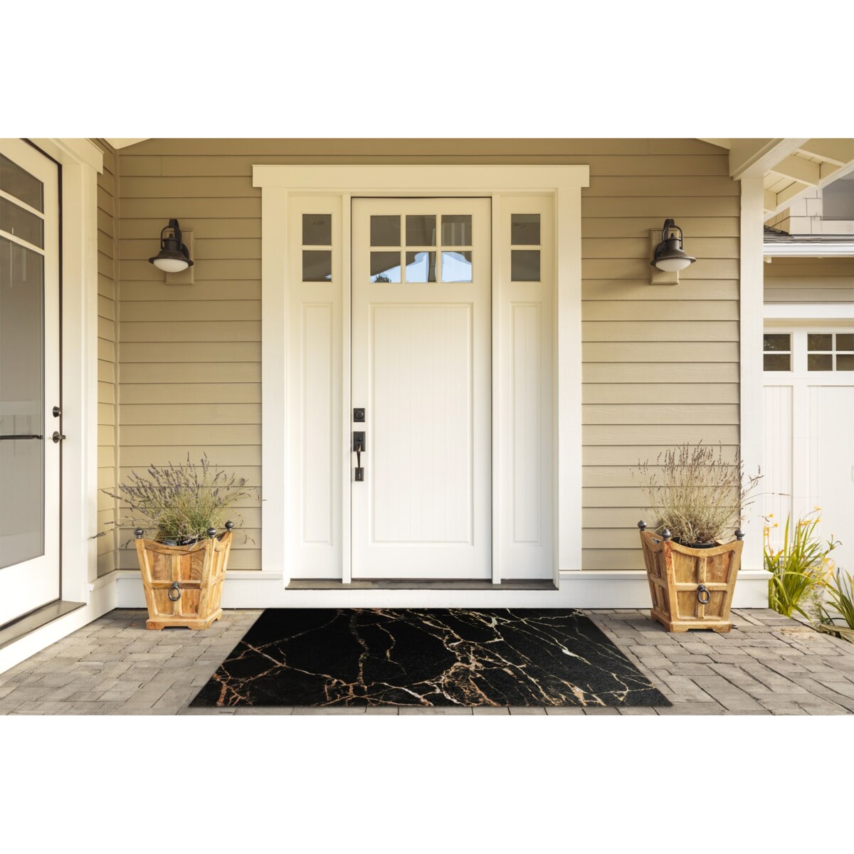 Wycieraczka zewnętrzna XXL Marmurowy wzór 150x100cm