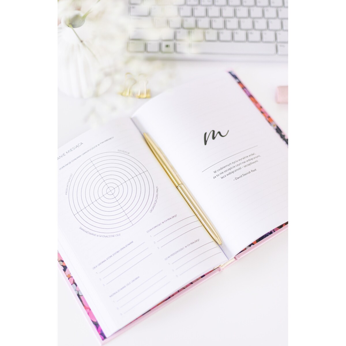 Organizer NIEDATOWANY DZIENNY – Flores – OUTLET