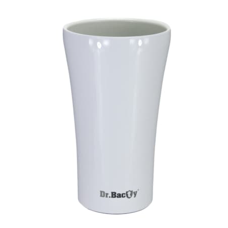 Kubek termiczny na kawę Dr.Bacty Apollo 2.0 - Eliksir cierpliwości - 360 ml - Glossy White