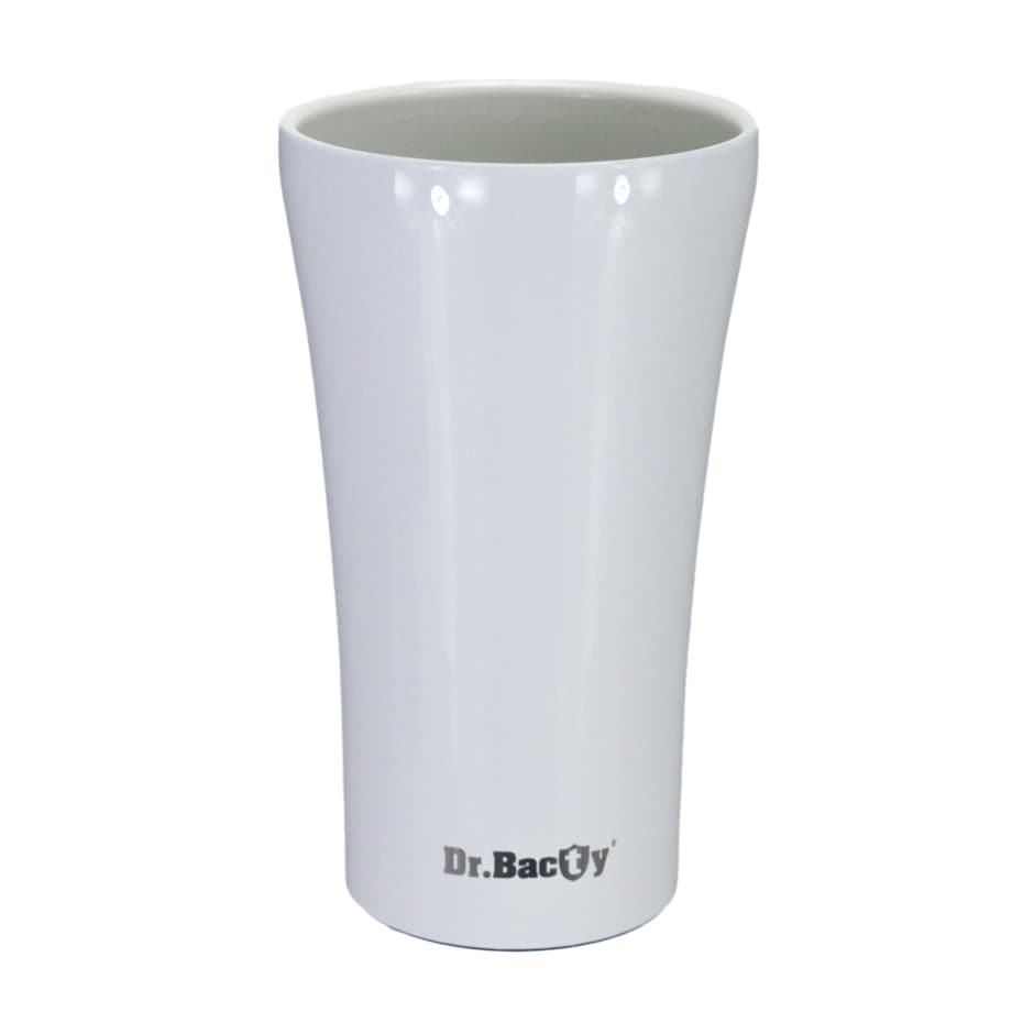Kubek termiczny na kawę Dr.Bacty Apollo 2.0 - Eliksir cierpliwości - 360 ml - Glossy White