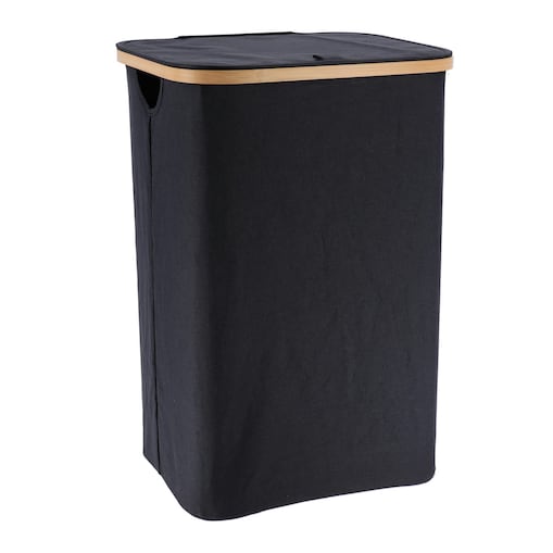 Kosz na pranie tekstylny FORM, zamykany, 7 l