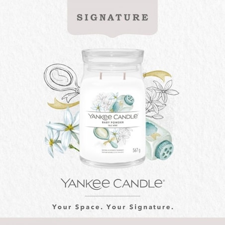 YC SIGNATURE – Świeca duża BABY POWDER