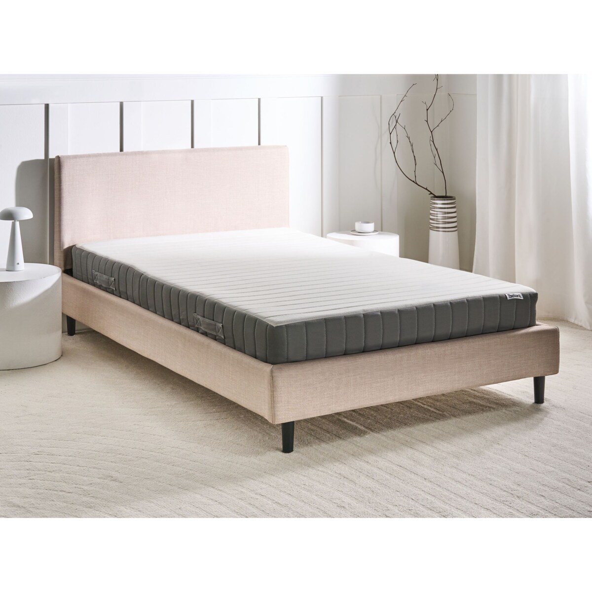 Materac kieszeniowy z pianką termoelastyczną CUSHY H2/3 średnio twardy 120 x 200 cm