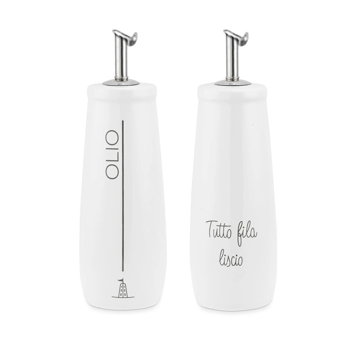 LA PORCELLANA BIANCA GLI ONESTI Butelka na oliwę 250 ml