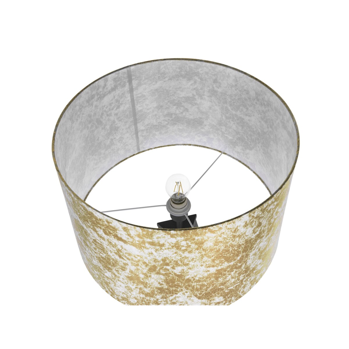 Lampa podłogowa metalowa złota STILETTO