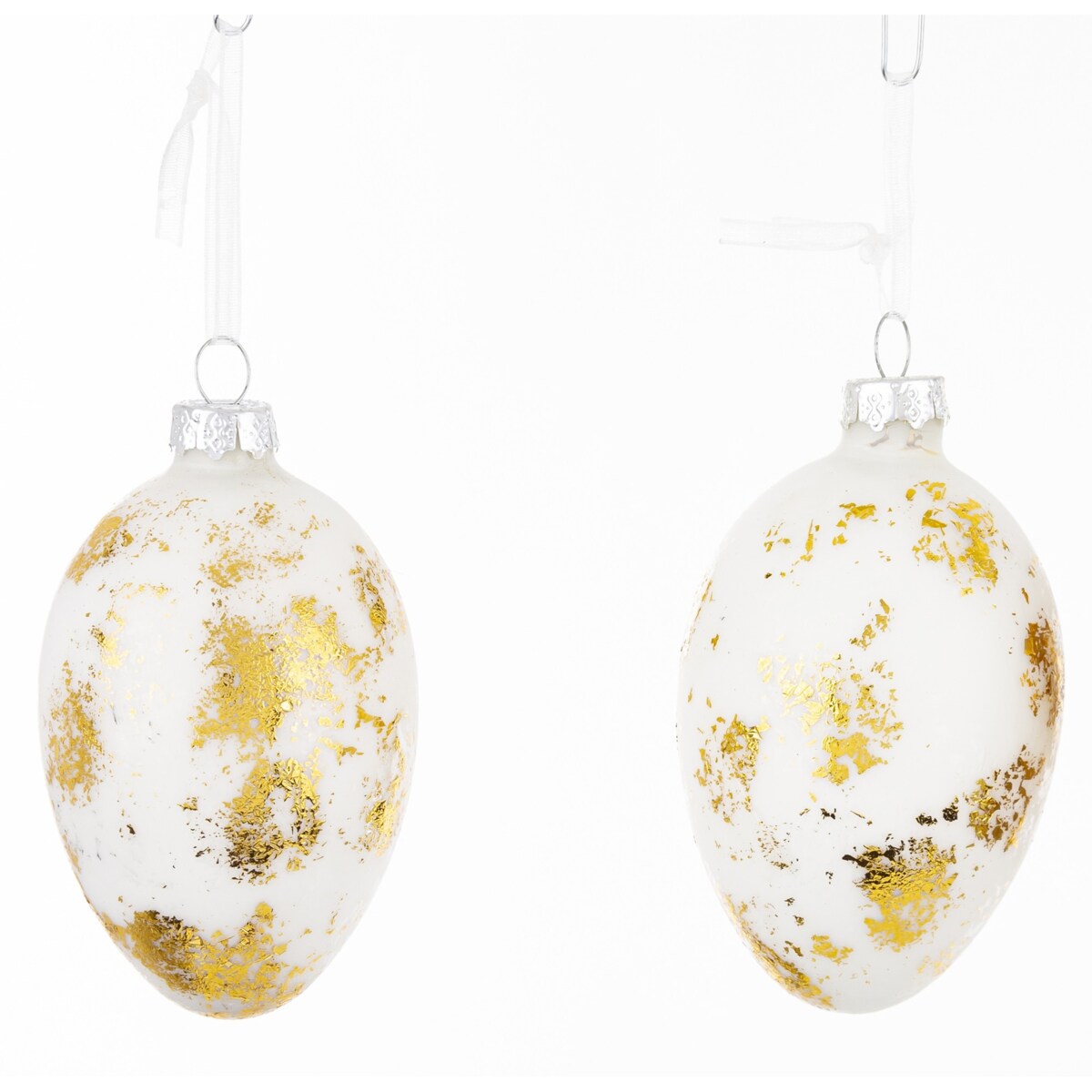 Dekoracja wielkanocna - 5 szt. jajek wielkanocnych do stroików 8x4,5x4,5 cm