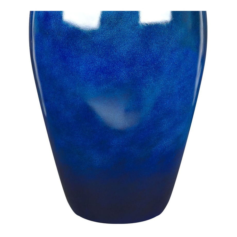 Wazon na kwiaty OCANA Ceramika 37 cm Ciemnoniebieski