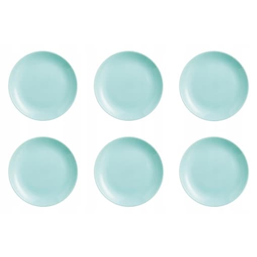 TALERZ PŁYTKI OBIADOWY DUŻY 6 x 25 cm LUMINARC diwali na jedzenie obiad