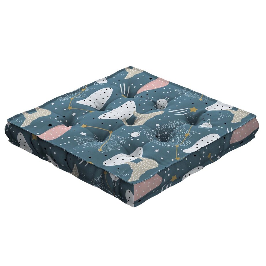 Siedzisko Tomi, niebieski, 40 x 40 x 6 cm, Magic Collection