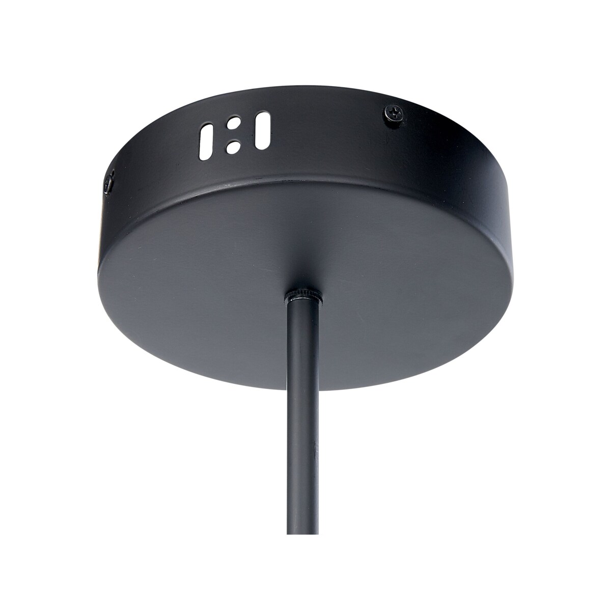 Lampa wisząca 4 - punktowa metalowa czarna BANDON