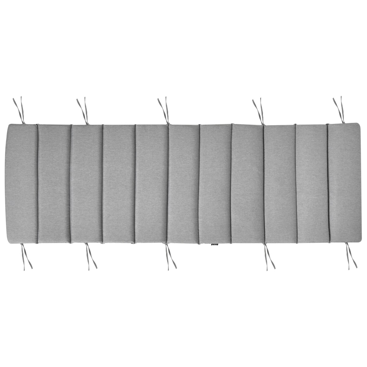 Poduszka na leżak ogrodowy BRESCIA PREMIUM 180 x 60 cm Szary