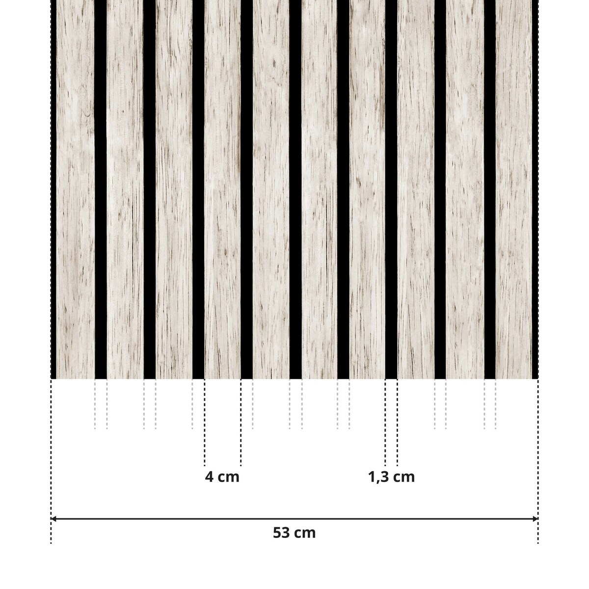 Tapeta Lamele Brzoza