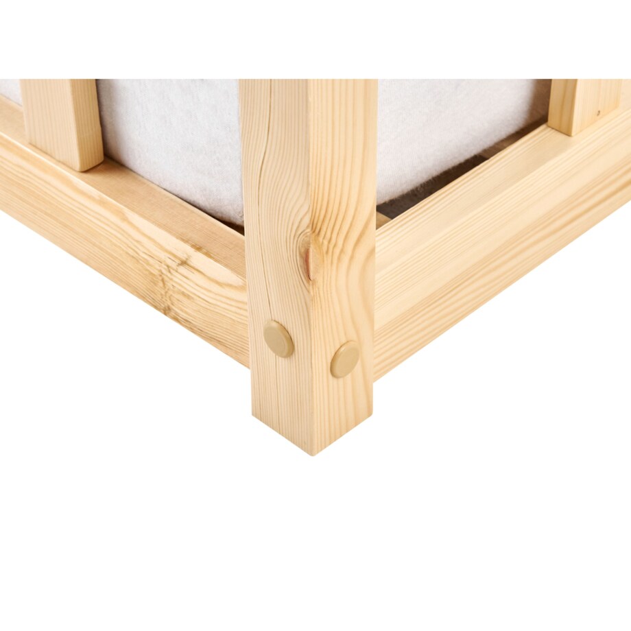 Łóżko dziecięce drewniane 90 x 200 cm jasne MEYMAC