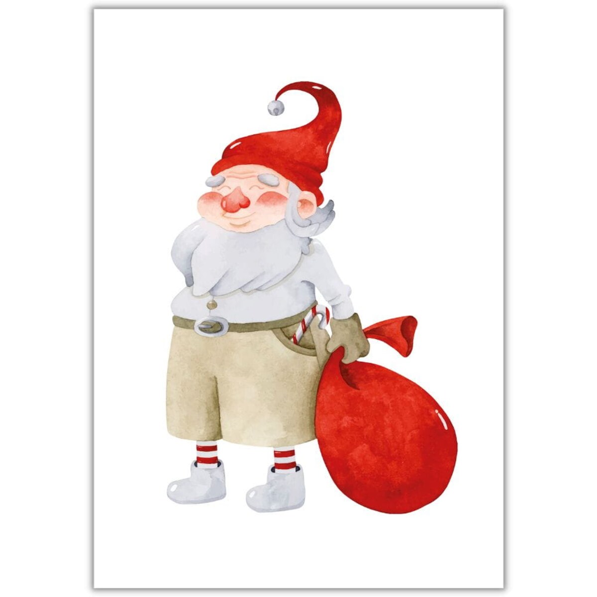 plakat mikołaj 21x30 cm